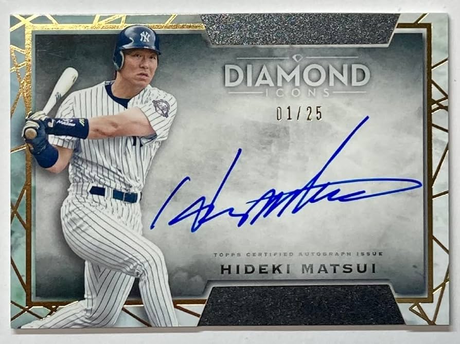 GODZILLA。 】巨人 松井秀喜 オート直筆サインカード GODZILLA