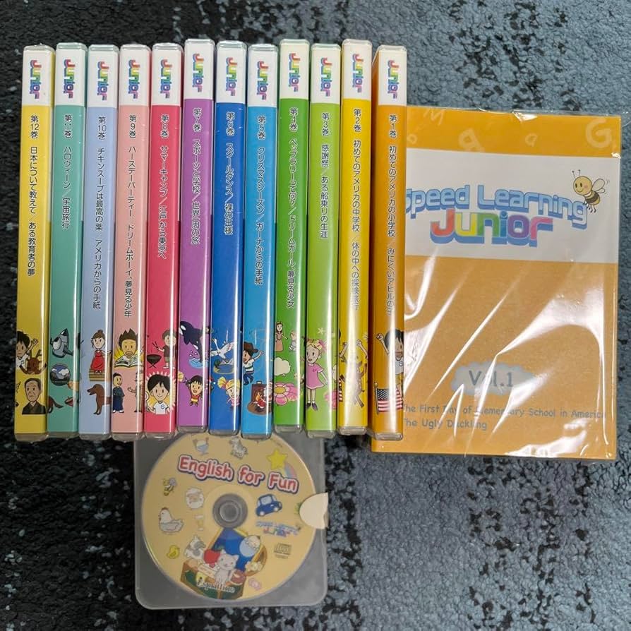 値下げ中】スピードラーニング キッズ Speed Learning Kids 全12巻