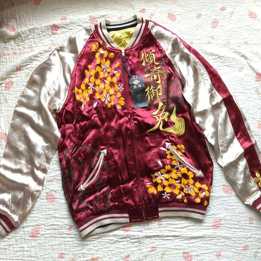 Amazon.co.jp: 雅結戦国武将 花の慶次 前田慶次 スカジャン : ホーム