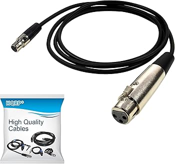 Amazon.com: HQRP 4-Pin Mini Connector (TA4F) to XLR(F) Connector