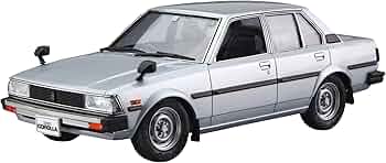 Aoshima 55243 Model Car 71 Toyota E70 Corolla Sedan GT/DX 1981 1