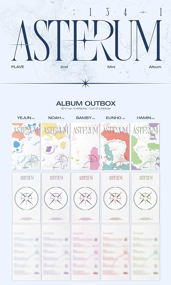 Amazon.com: PLAVE [ASTERUM : 134-1] 2nd Mini Album (Random Ver.) K
