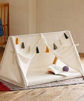 Amazon.co.jp: 10mois(ディモワ) プレイハウス付5wayミニベッド 1個 (x