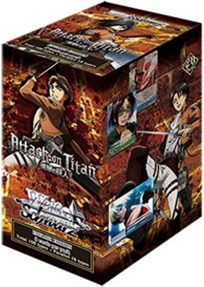 Amazon.co.jp: 【英語版】ヴァイスシュヴァルツ ブースターパック 進撃