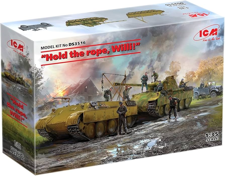 Amazon | アイシーエム ICM 1/35 ドイツ軍 戦車回収セット プラモデル