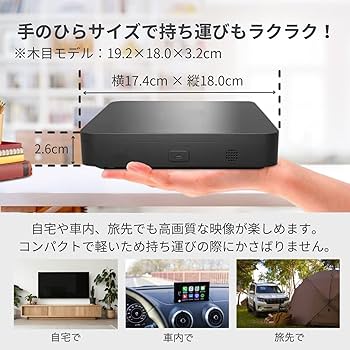 Amazon | ポータブルブルーレイプレーヤー DVDプレーヤー Blu-ray