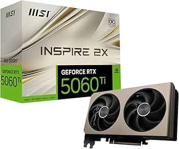 Amazon | MSI GeForce RTX 5060 Ti 8G INSPIRE 2X OC グラフィックス