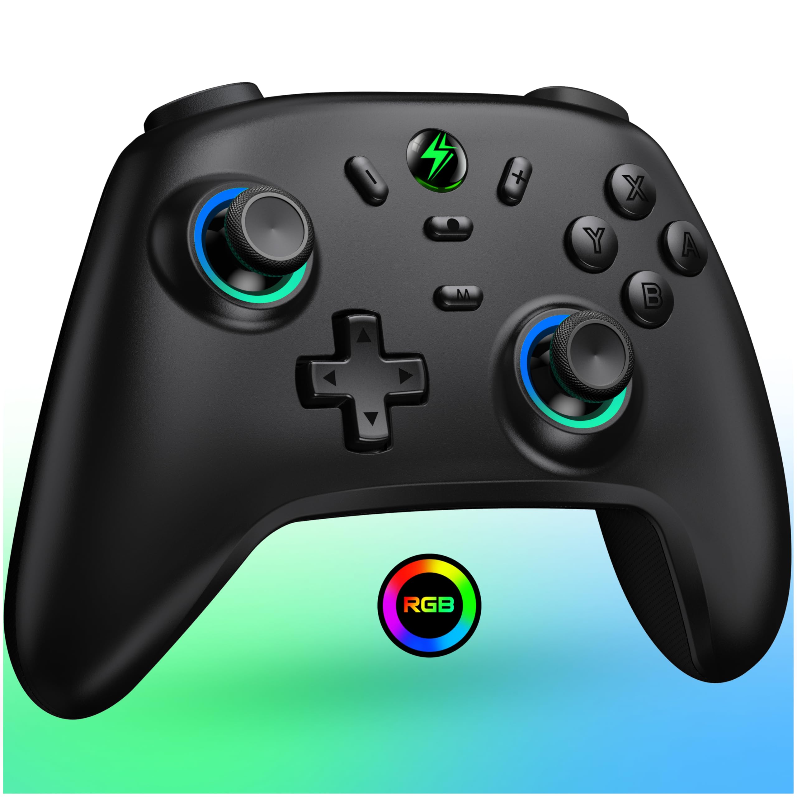 Amazon.co.jp: Switch コントローラー 8色RGBライト スリープ解除