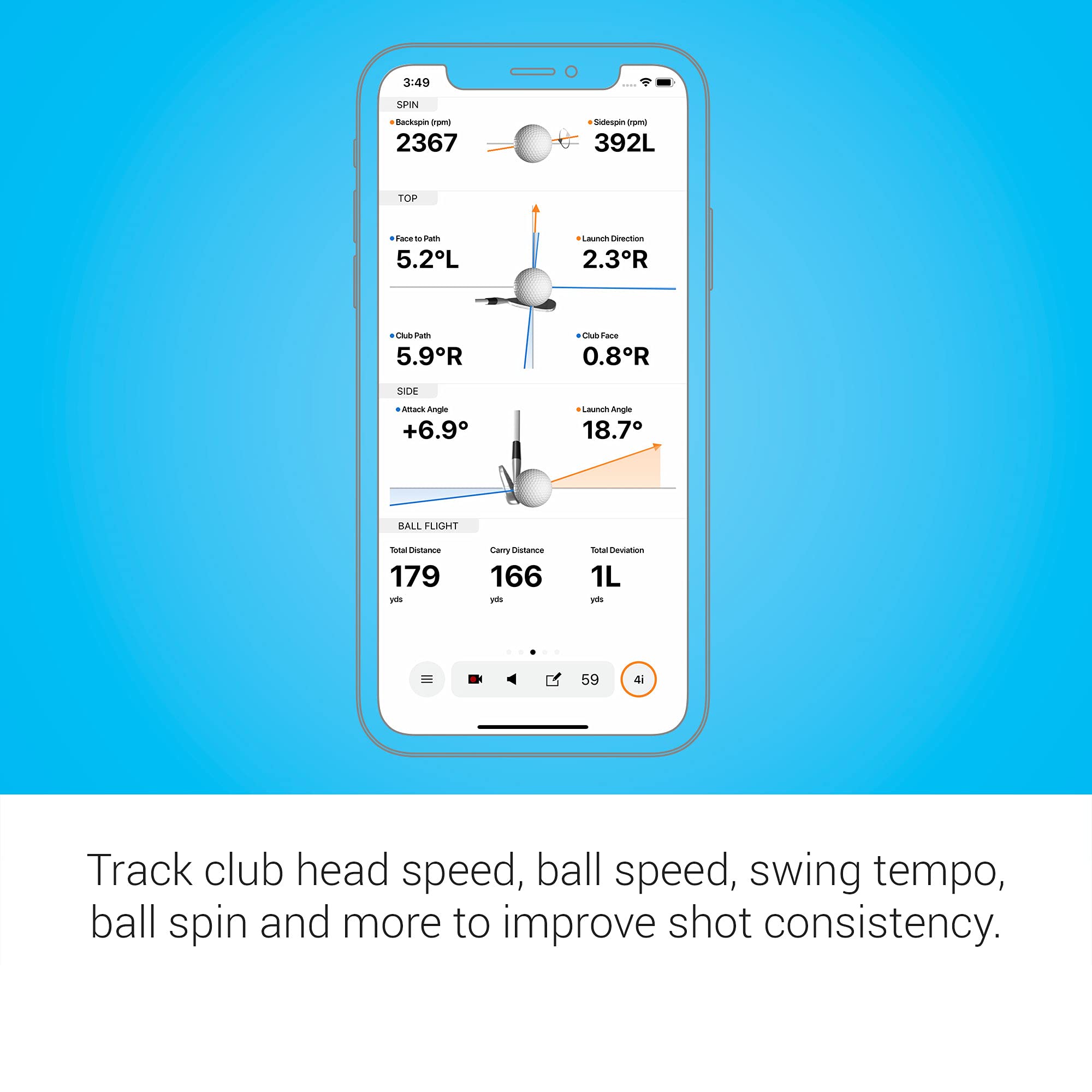 Garmin Approach R10, Portable Golf Launch Monitor, Take Your Game