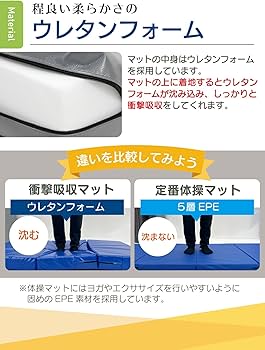 Amazon | KaRaDaStyle 跳び箱 マット 極厚10cm 衝撃吸収 エバーマット