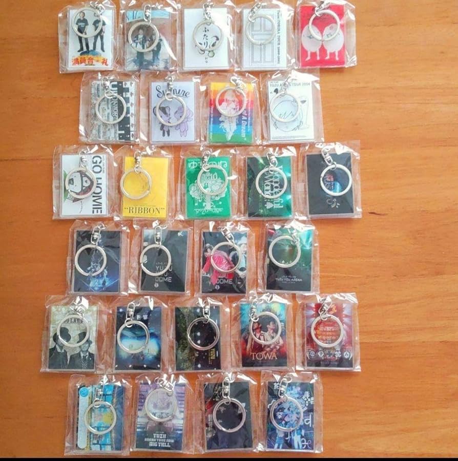 Amazon.co.jp: ゆず ガチャ CDジャケットキーホルダー コンプリート