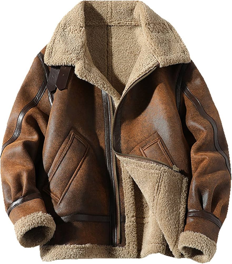 40】美品 DW2R 羊革100% 革ジャン ラム本革ジャケット ボア 40】美品