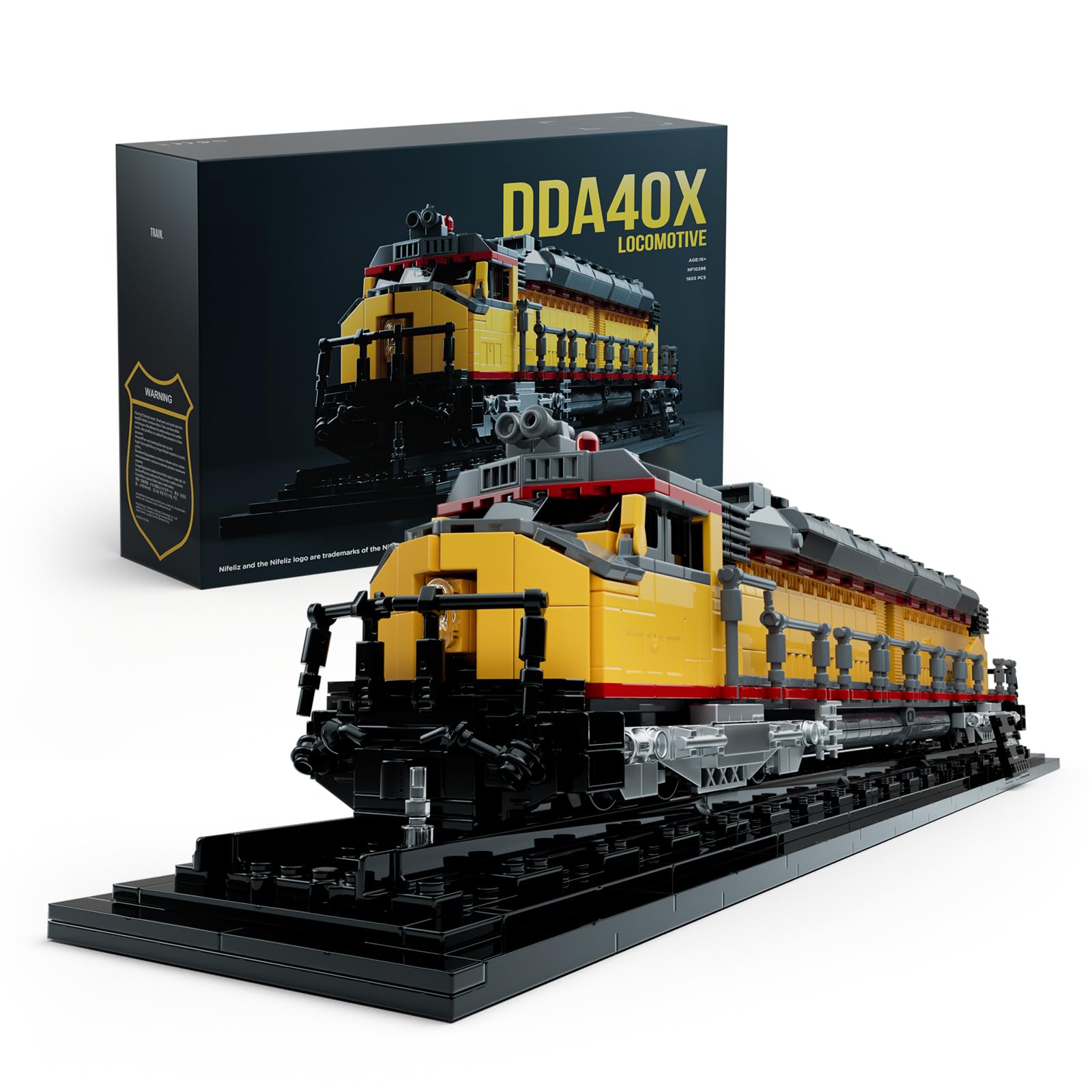Amazon.com: Nifeliz DDA40X Locomotive Building Set with Base