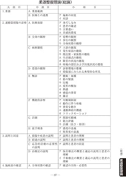 柔道整復師国家試験出題基準 2022年版 | (公財)柔道整復研修試験財団