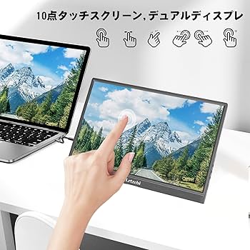 Amazon.co.jp: 14インチ モバイルモニター Lrtzcbi タッチパネル