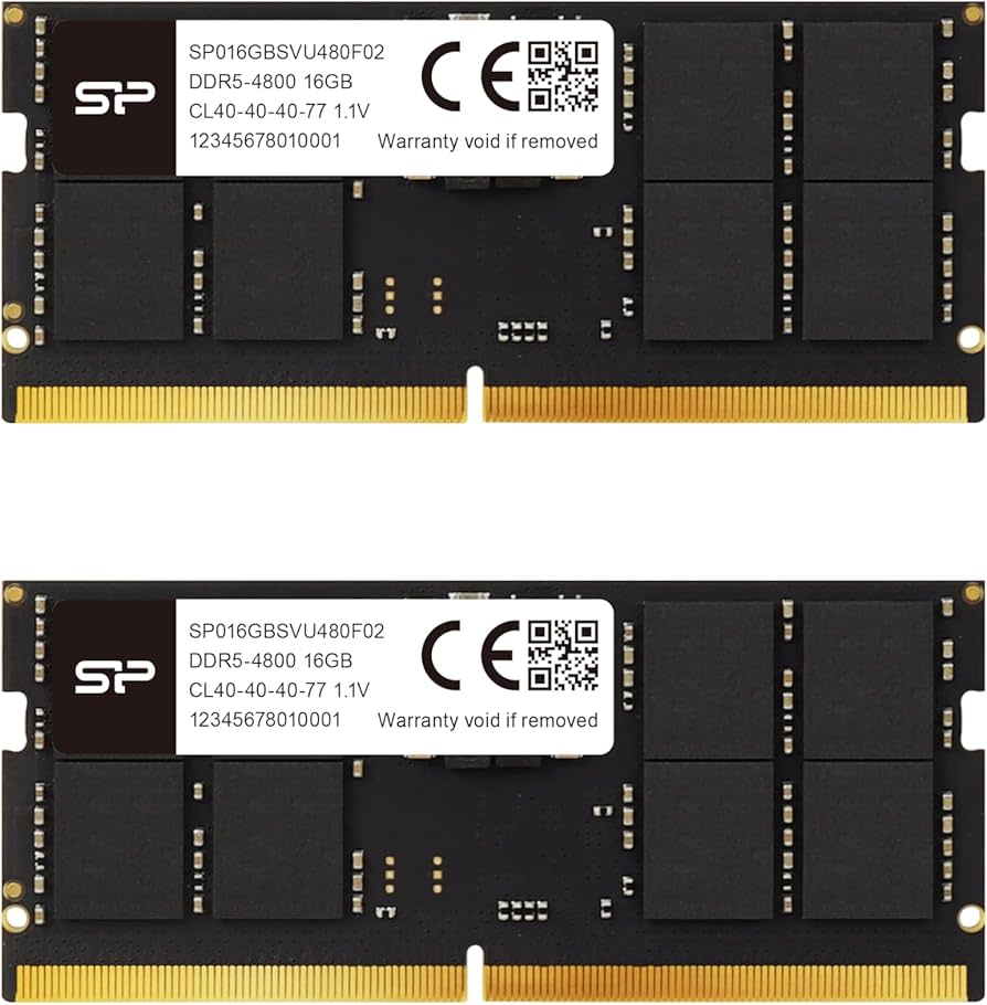 Amazon.co.jp: シリコンパワー DDR5 32GB (16GBx2) 4800MHz (PC5-38400