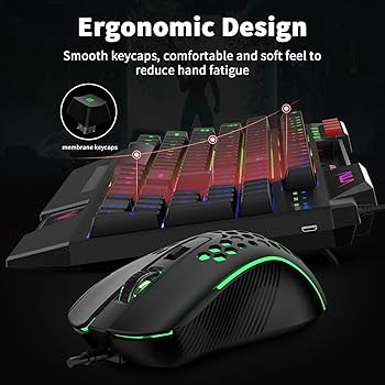 Amazon | AULA ゲーミングキーボードマウスヘッドセットとマウスパッド