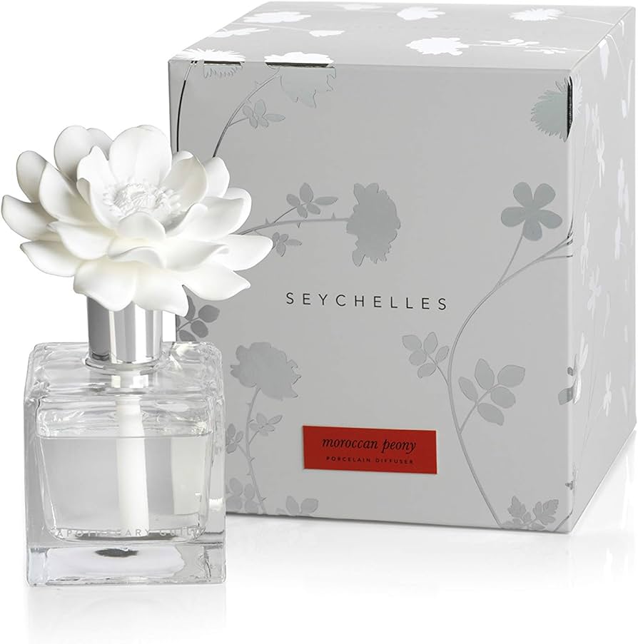 Amazon.com: Zodax Moroccan Peony Seychelles Porcelain Diffuser