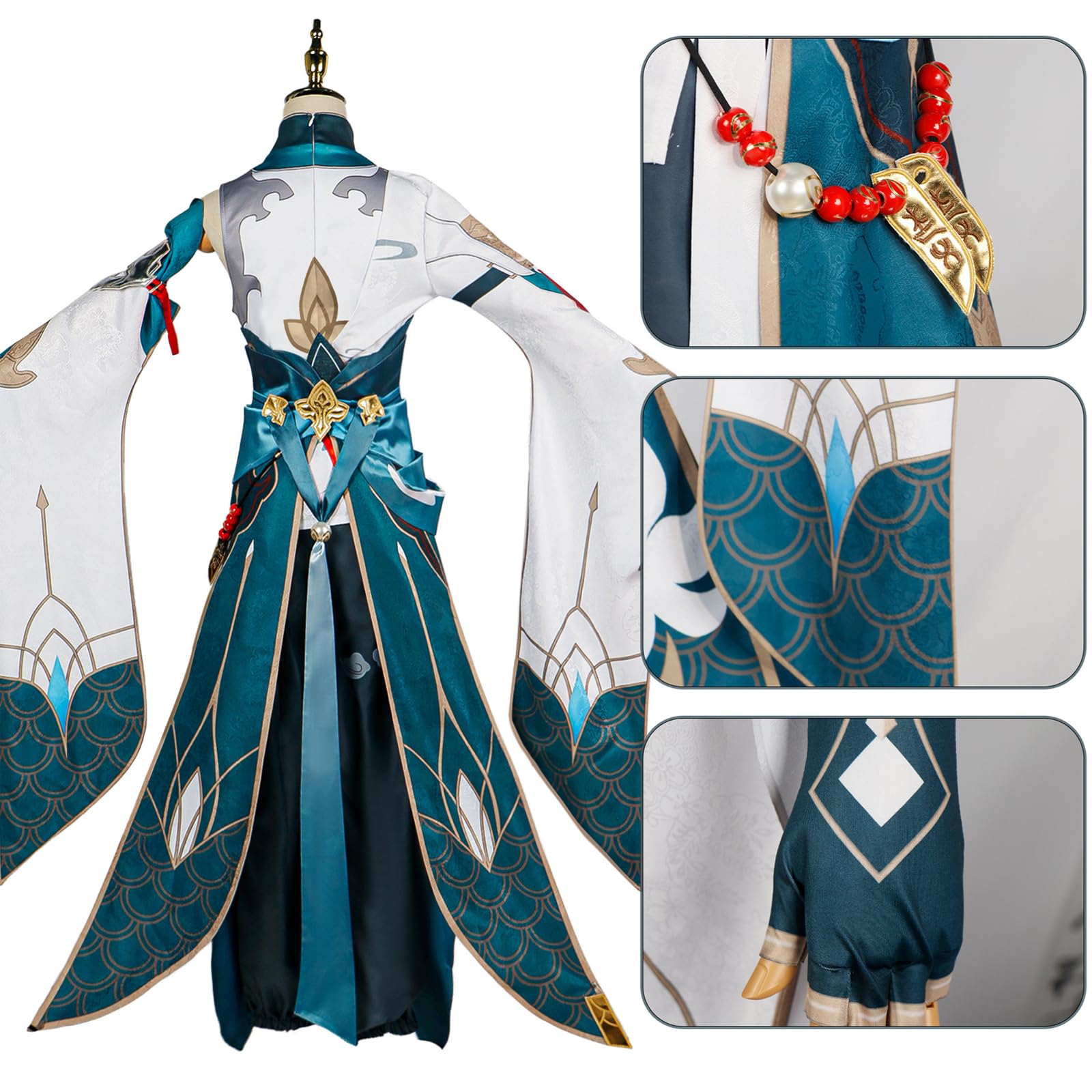 Amazon.co.jp: [Plazhen] 崩壊スターレイル 飲月 コスプレ 衣装 フル