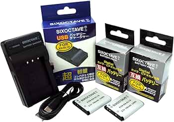 Amazon | str ニコン EN-EL19 ソニー NP-BJ1 互換バッテリー2個 と充電