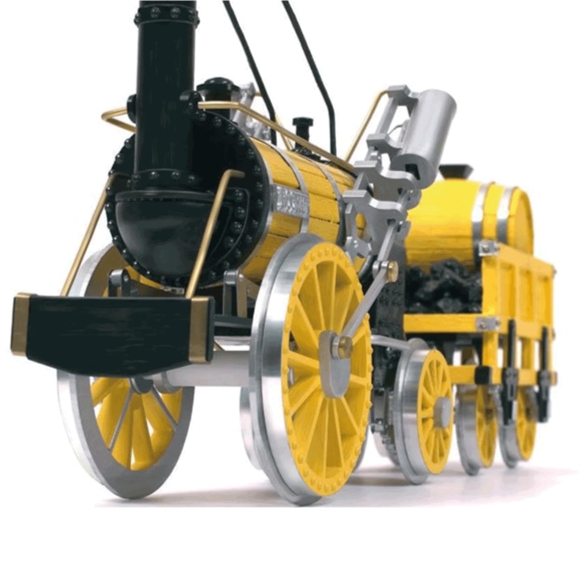 Amazon | 木製模型キット 蒸気機関車 ロケット号（ヨーク鉄道博物館