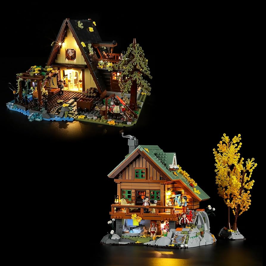 Amazon.com: FUNWHOLE Mountain-Cabin House and A-Frame Cabin