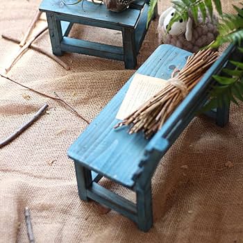 Amazon.co.jp: [GZGZ] ガーデンミニベンチ 花台 木製 カラー1 フラワー