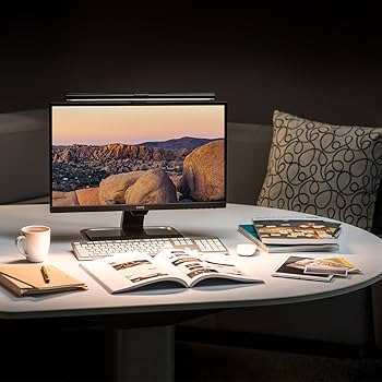 Amazon.com: BenQ ScreenBar LED Monitor Light Bar - Auto-dimming