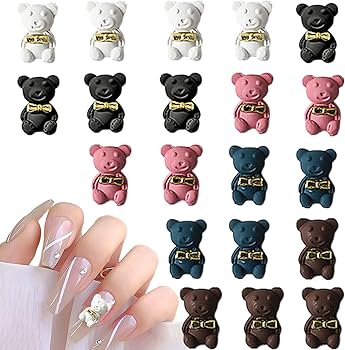 3dネイルパーツ ネイル ネイルパーツ うるうるネイル くま 猫 3dネイル