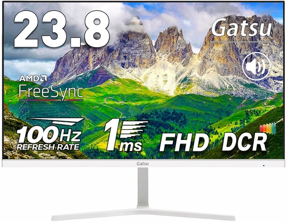 Amazon.co.jp: 【発売セール】Gatsu ゲーミングモニター 白 23.8インチ