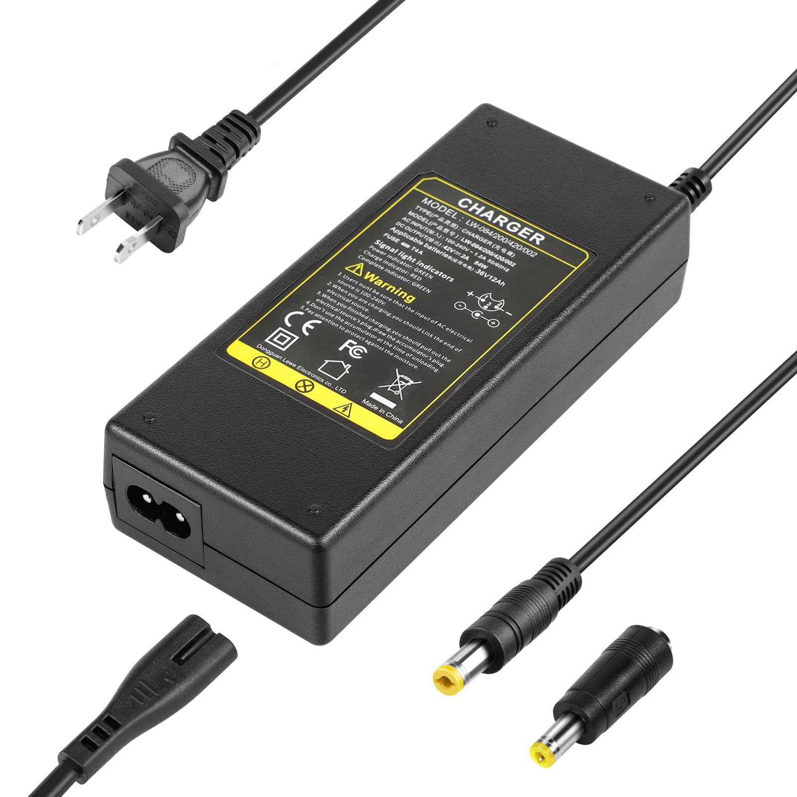 Amazon.com: Universal 42V 2A Fast Charger for Razor/Jetson/Voyage