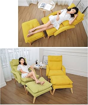 Amazon｜一人用 ソファー オットマン付きソファ 1人掛け ソファー