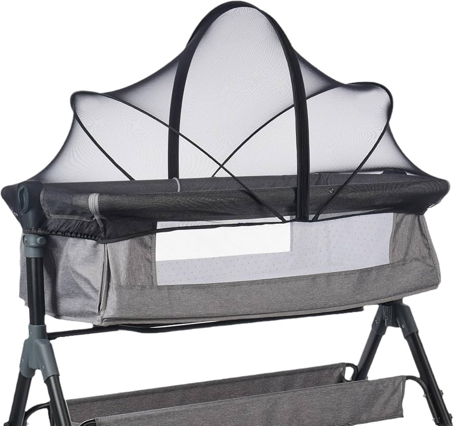 Amazon.co.jp: ベビーベッド用蚊帳カバー 猫の侵入を防ぐベビーベッド