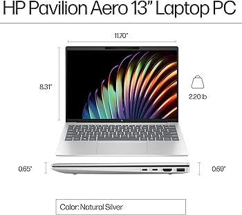 Amazon.com: HP 2025 Laptop | Pavilion Aero 13 | 13.3