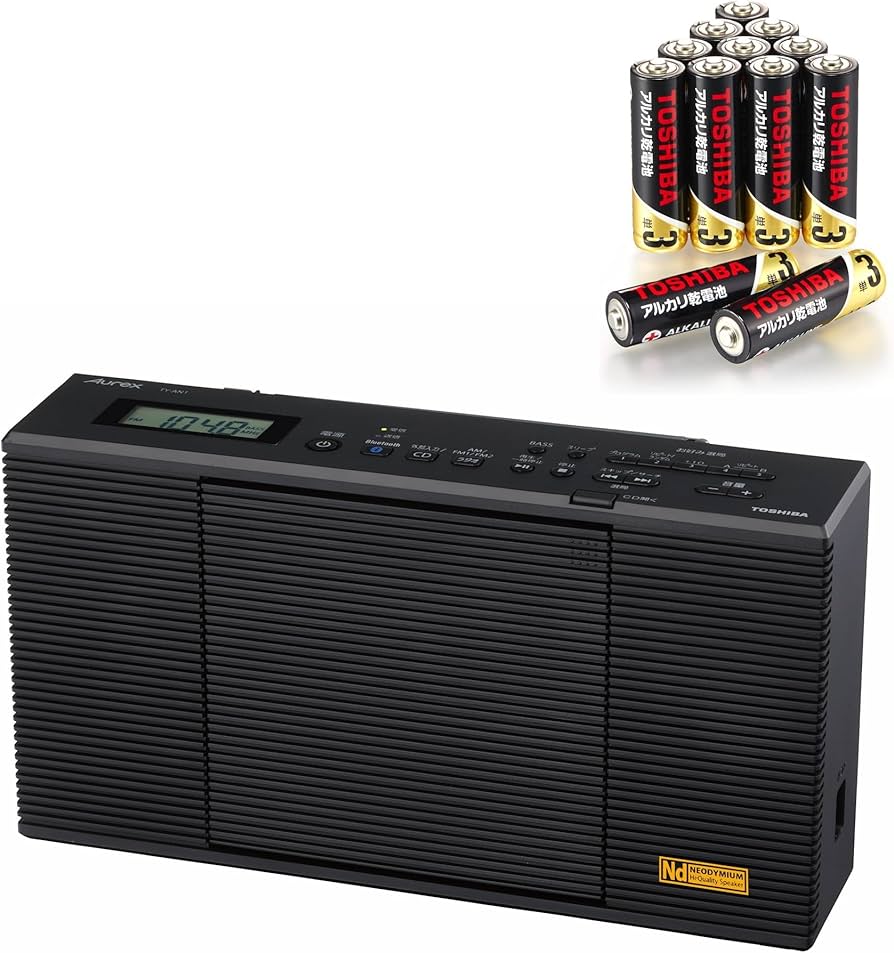 Amazon.co.jp: 【セット買い】東芝 TY-AN1(K) CD ラジオ Bluetooth