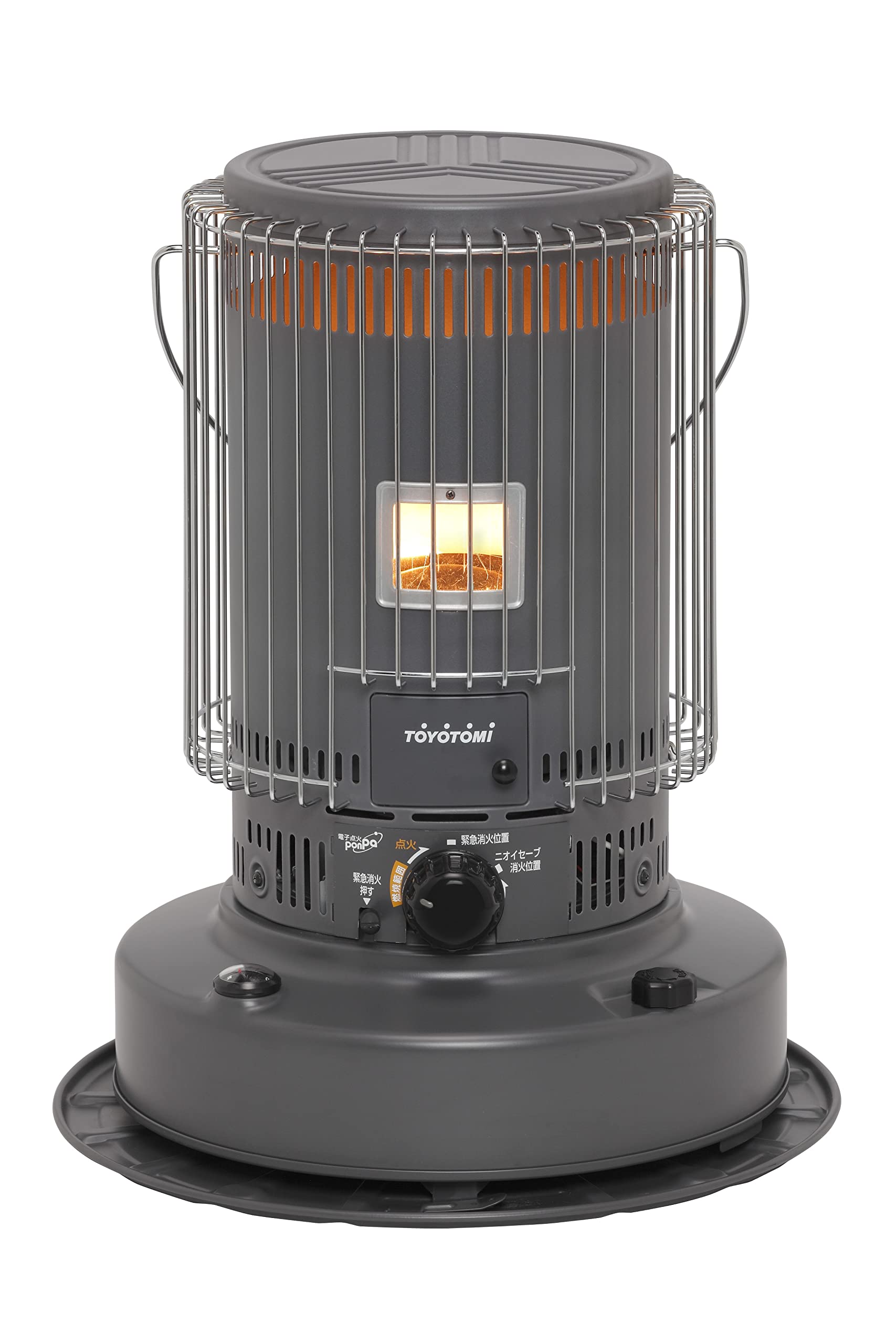 Amazon | 【トヨトミ】 対流形 石油ストーブ KS-67H(H) グレー 日本製