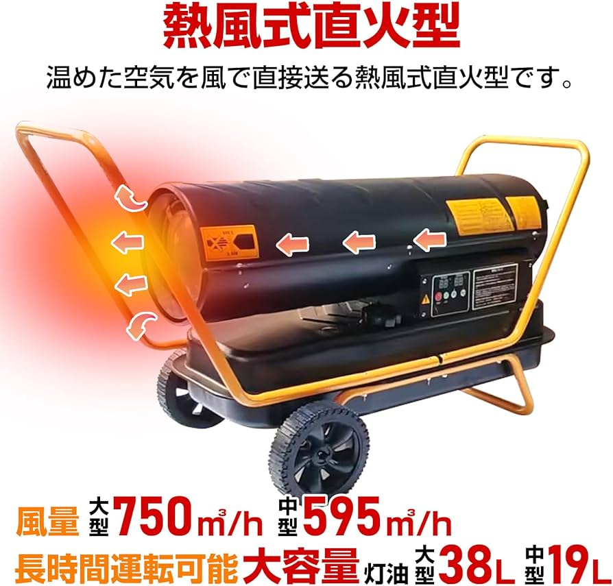 Amazon.co.jp: kaitou スポットヒーター 熱風式 直火型 ジェット