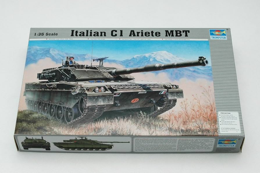 Amazon.com: Trumpeter 1:35 - Italian Army MBT C1 Ariete : Arts
