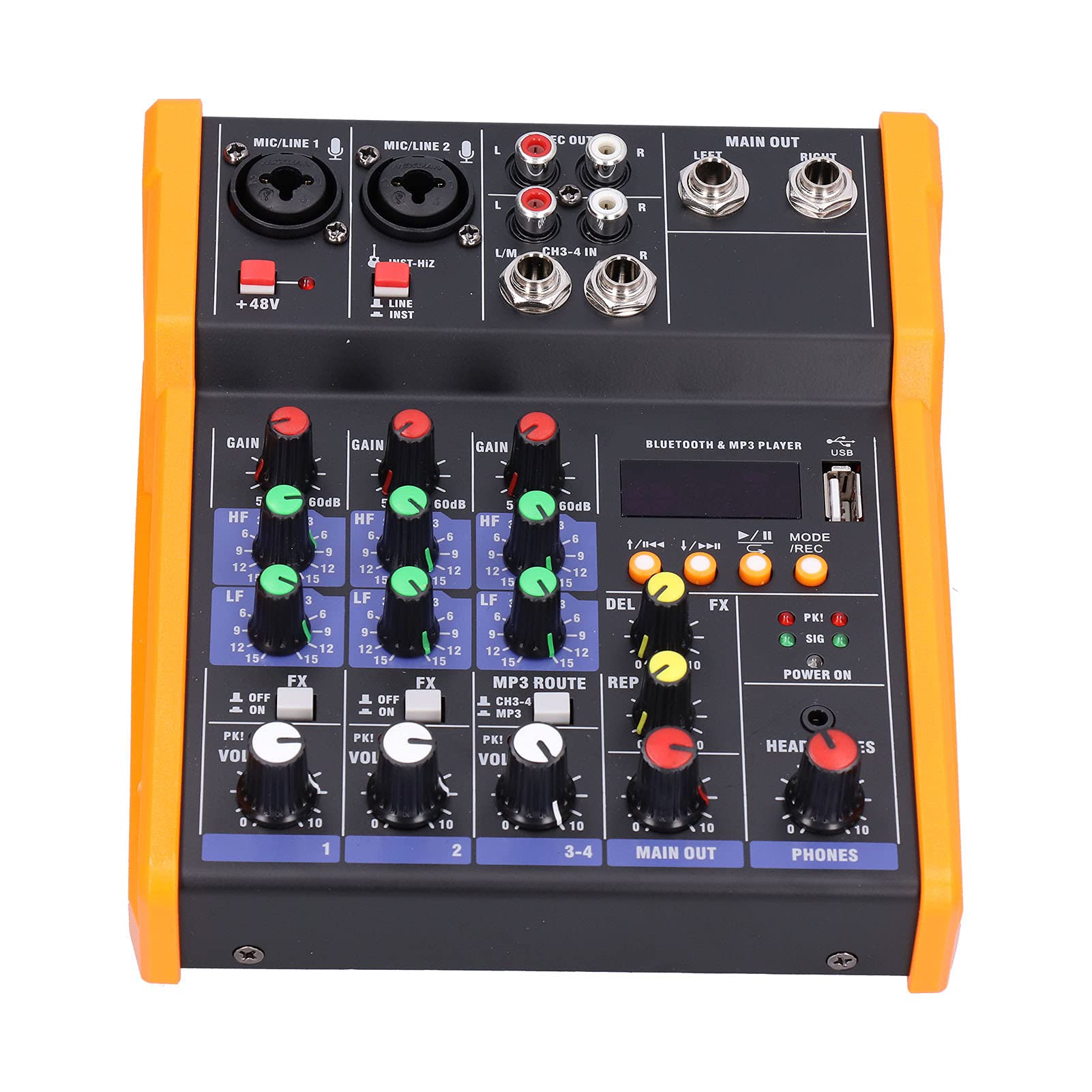 Amazon | 4チャンネルBluetoothサウンドミキサー、プロフェッショナル