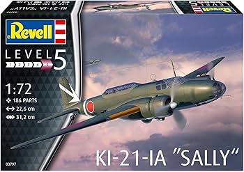 Amazon | ドイツレベル 1/72 日本陸軍 Ki-21-Ia 九七式重爆撃機