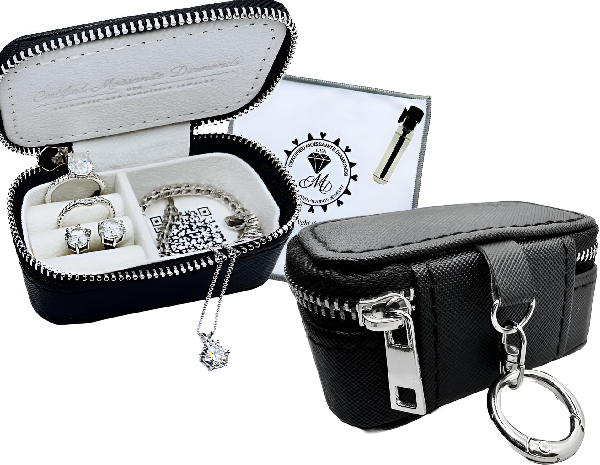 Amazon.com: CMD Travel Jewelry Box Case Holder with Secure