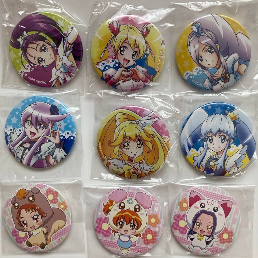 Amazon.co.jp: プリキュア 映画 缶バッジ プリティストア ぷりきゅるみ