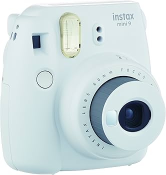 Amazon.com : instax Mini 9 Camera with 10 Shots - Smoky White