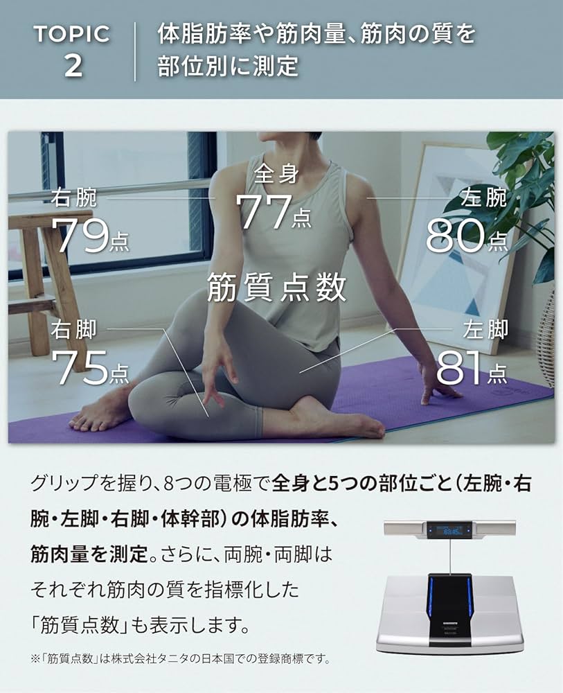 Amazon | タニタ 体組成計 RD-803L【”はかる”で暮らしと向き合う】世界
