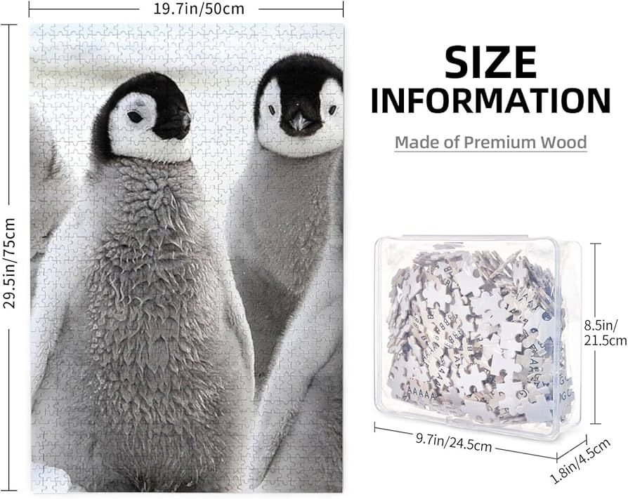 Amazon.co.jp: 1000ピース ジグソーパズル ペンギン アニマル 大人用