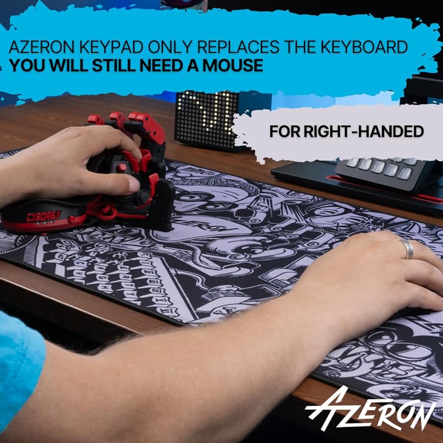 Amazon.com: AZERON Gaming Keypad, Programmable One Handed Gaming