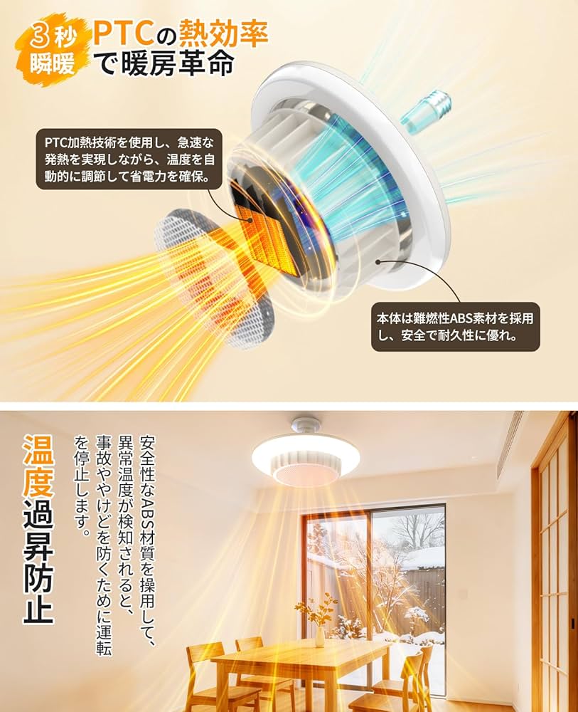 Amazon | SUKITEN ヒーター 暖房 天井 省エネ【実用新案登録・PSE認証