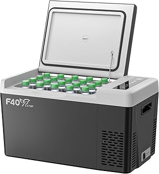 Amazon.co.jp: F40C4TMP ポータブル冷蔵庫 車載冷蔵庫 22L -22℃～10