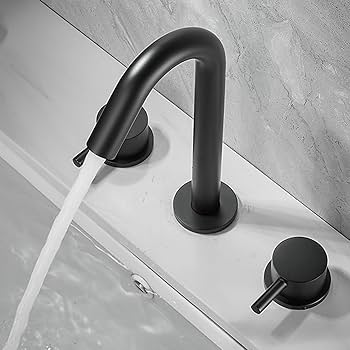 Amazon | BiaoTeng 洗面台 蛇口 3穴 洗面所蛇口混合水栓 温冷真鍮