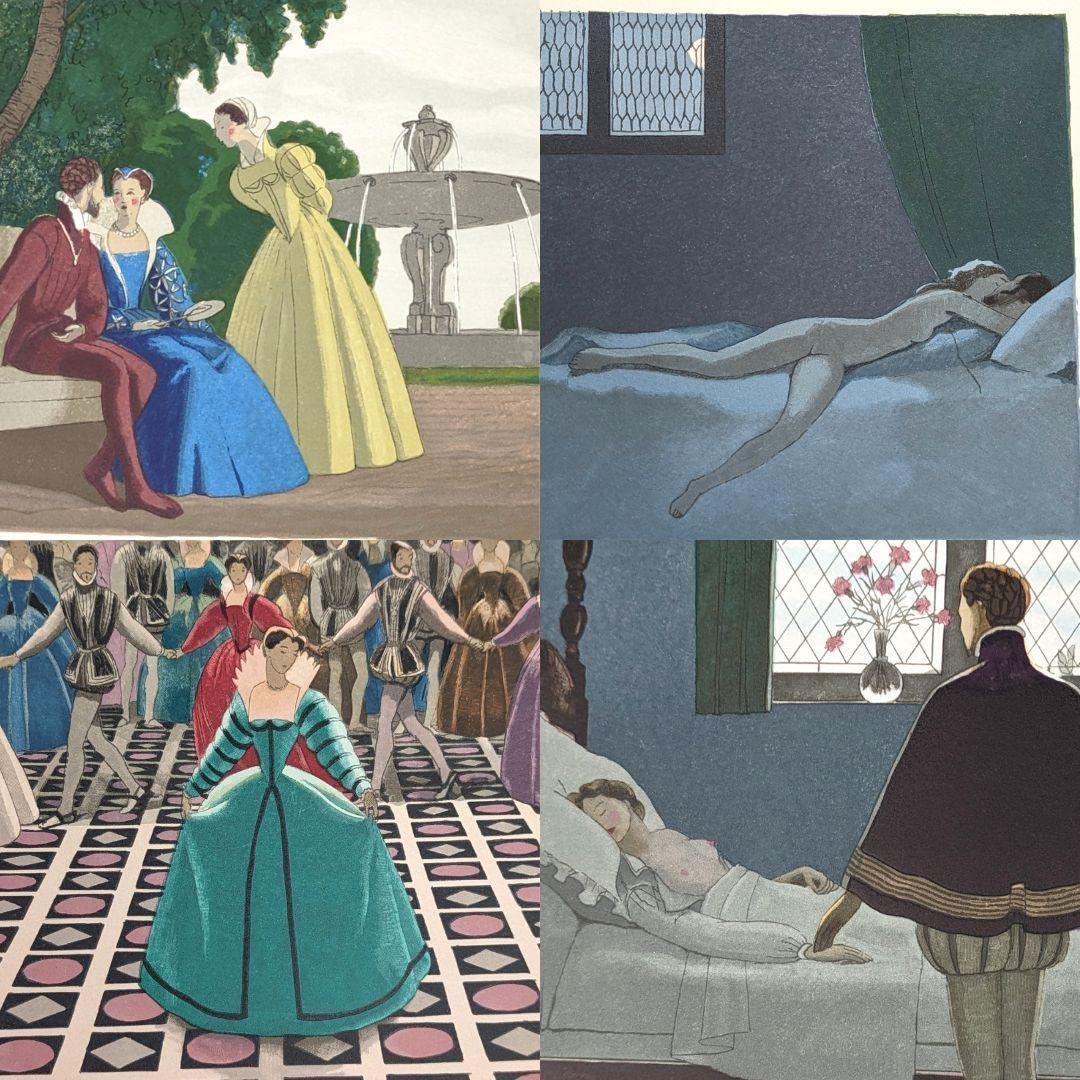 Amazon.co.jp: 貴重な美品 アンドレEマルティ挿画『ロンサール恋愛詩集